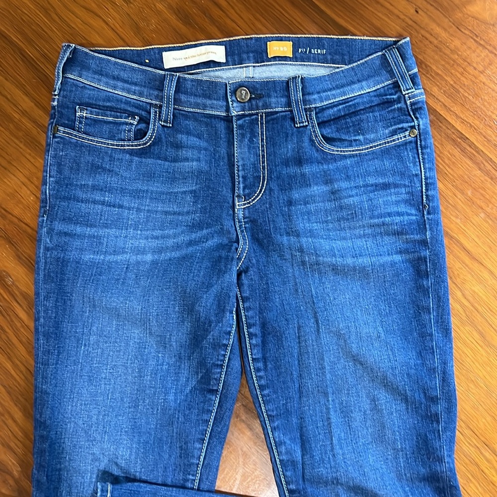 Anthropologie Pilcro the Letterpress SERIF Jeans NWT